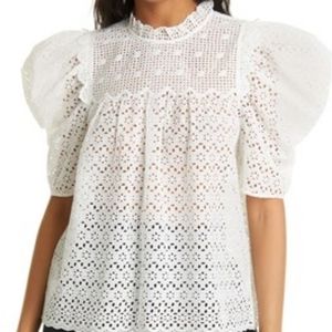 Ulla Johnson Mae Eyelet Blouse 2